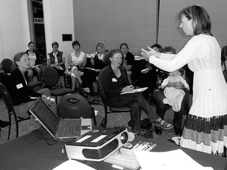 Members attending a workshop in 2008