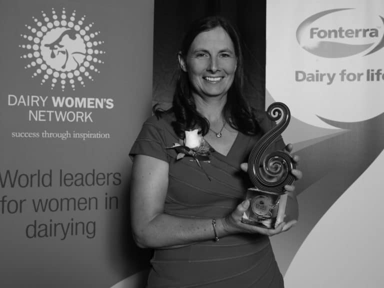 Katie Milne, 2015 Fonterra Dairy Woman of the Year Recipient