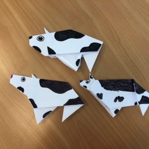 Origami Cow