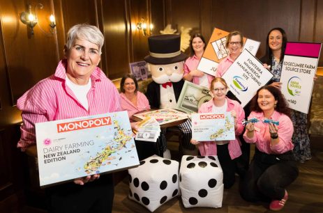 Dairy Women’s Network launch of NZ Dairy Faming Monopoly game, Clements Hotel, Cambridge, Thursday 23 April 2026. Photo: Stephen Barker / Barker Photography. ©Dairy Women’s Network